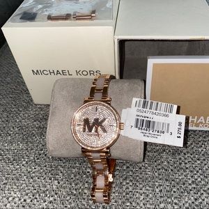 Michael Kors rose gold watch